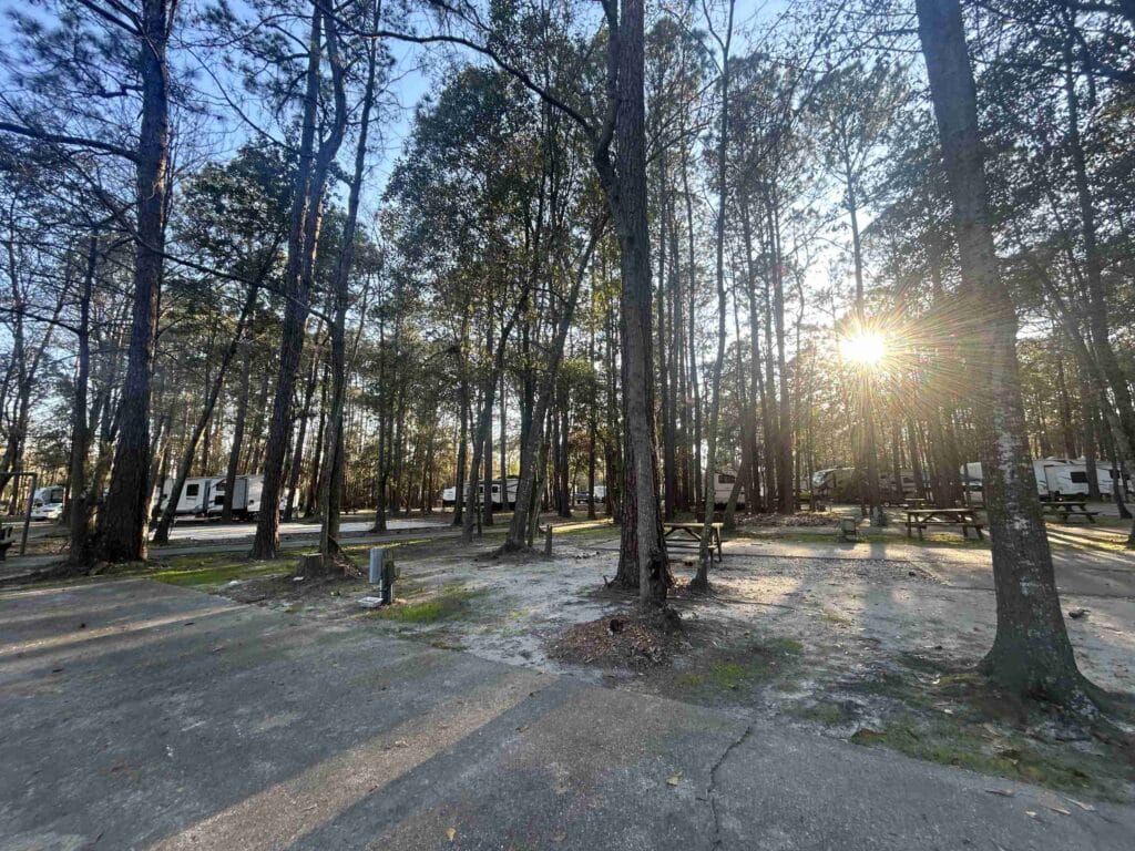 campgrounds near long beach ms​